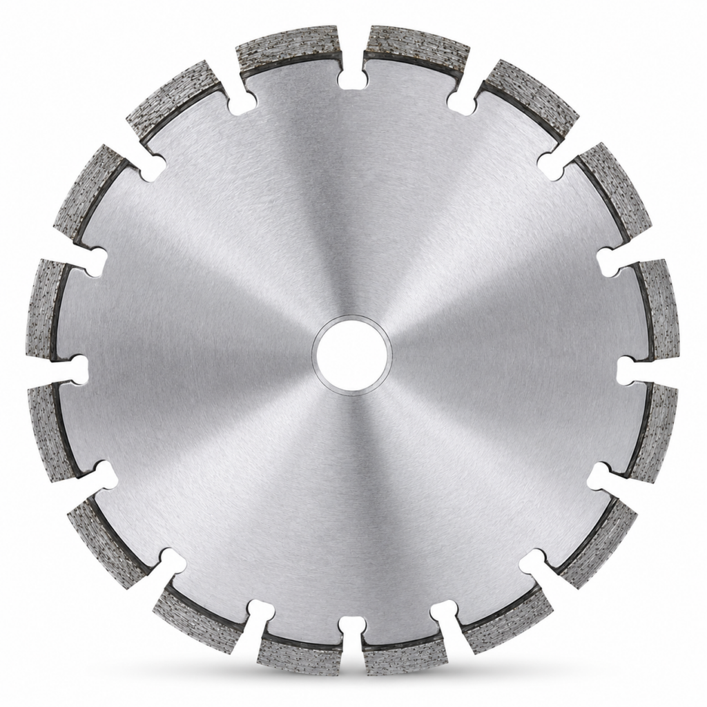 DOT XT hard-bond segmented diamond blade, 14 to 36 inch, for cutting green concrete