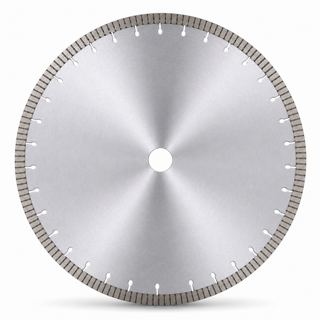 DOT granite bridge saw diamond blade, 14 to 20 inch, segmented rim for wet cutting granite