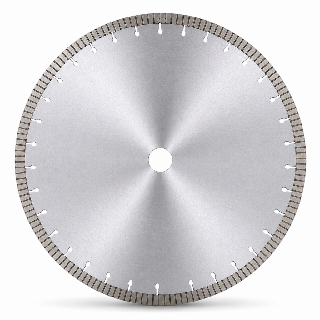 DOT granite bridge saw diamond blade, 14 to 20 inch, segmented rim for wet cutting granite